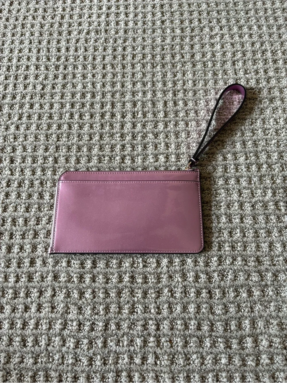 kate spade Metallic Lilac Pink Wristlet